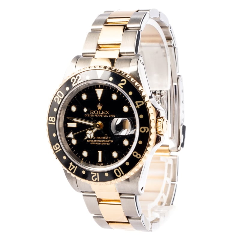 Rolex GMT-Master II Ref 16713 Black Luminous Dial