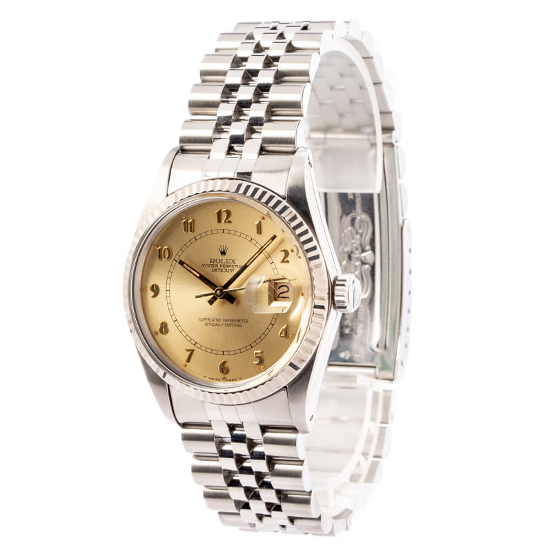 Rolex Datejust 16014 Champagne Dial