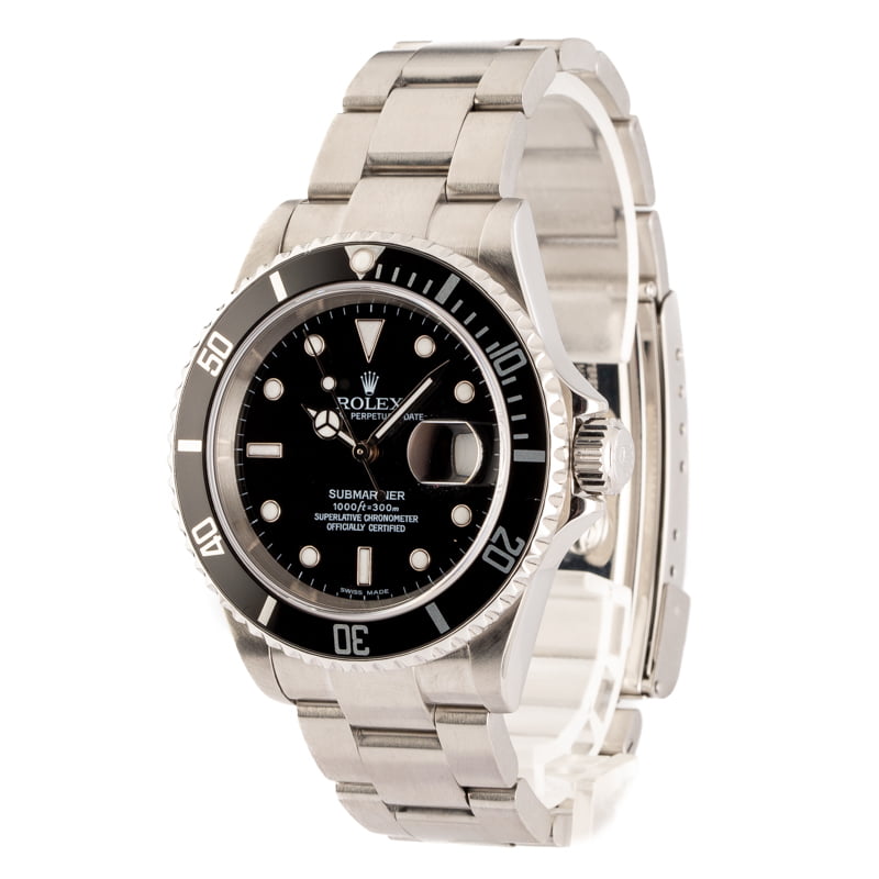 Rolex Submariner 16610T Black