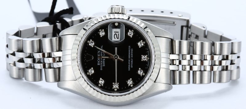 Ladies Rolex DateJust Diamond Dial 69174