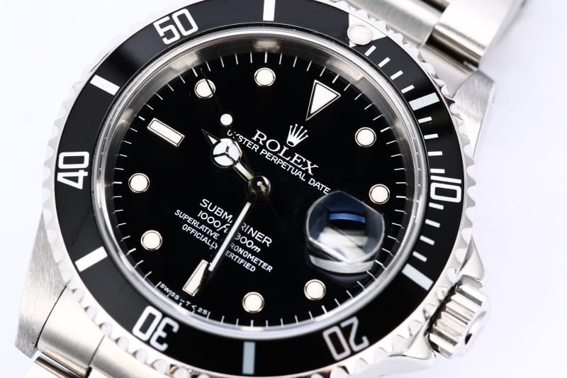 Men's Rolex Submariner 16610 Steel Oyster