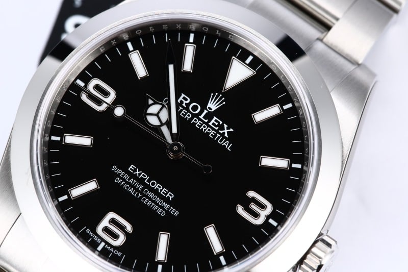 Rolex Explorer 214270 Factory Stickers