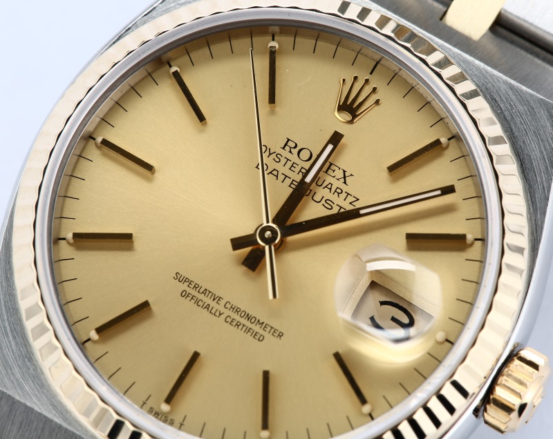 Rolex Oysterquartz Datejust 17013 Certified Pre Owned