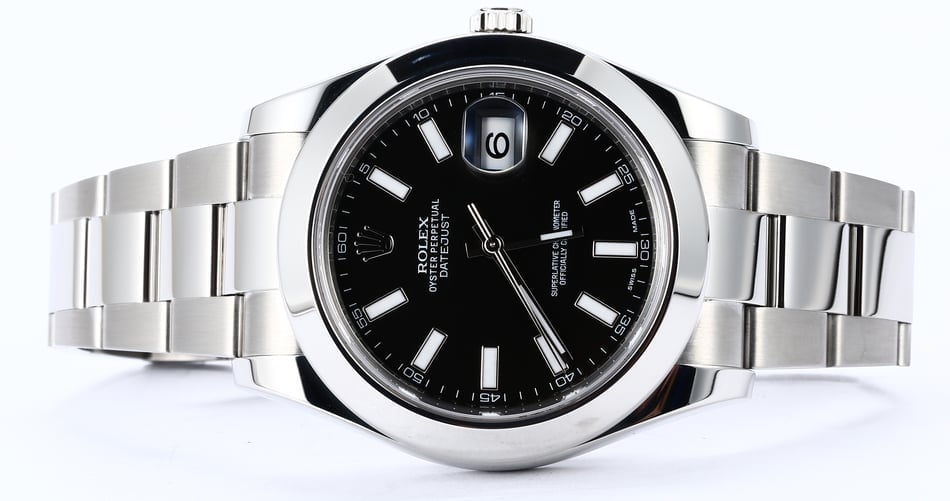 Rolex Datejust 116300 Black Luminescent Dial