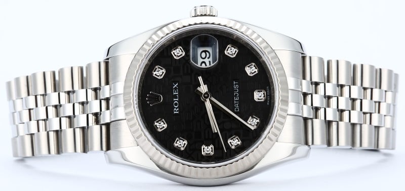 Rolex Datejust 116234 Jubilee Diamond Dial