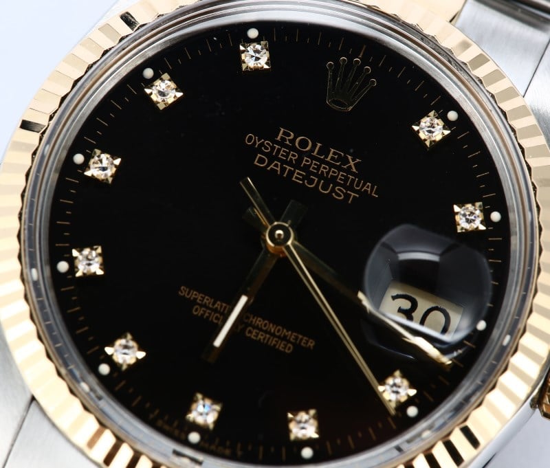 Rolex Datejust 16013 Diamond Certified Pre-Owned