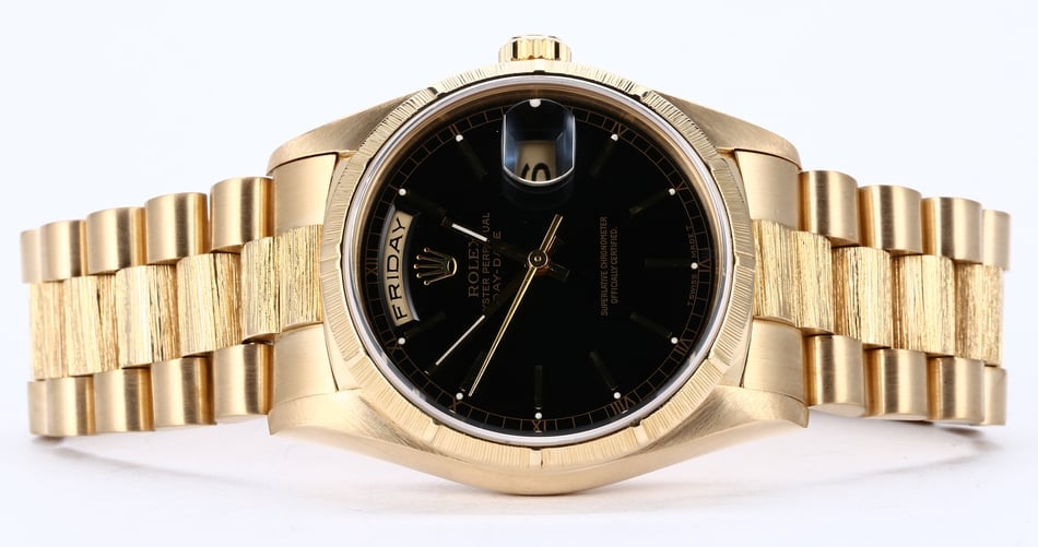 Rolex Presidential 18248 Black Index Dial