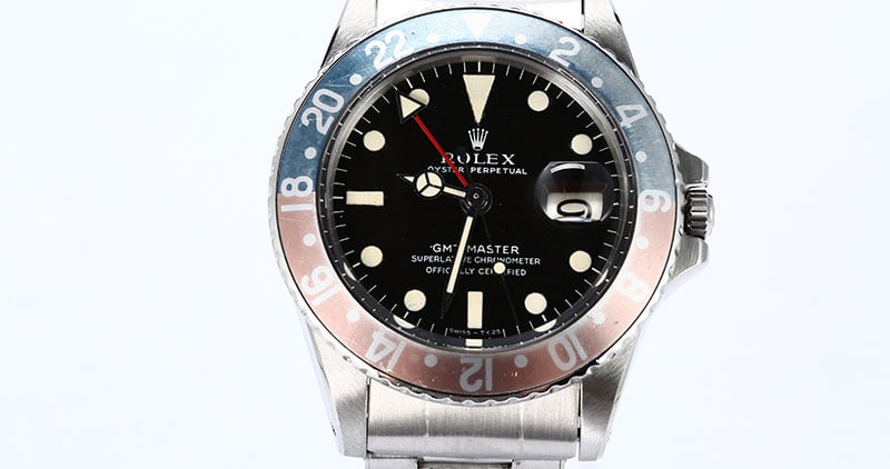 Rolex gmt sales faded bezel