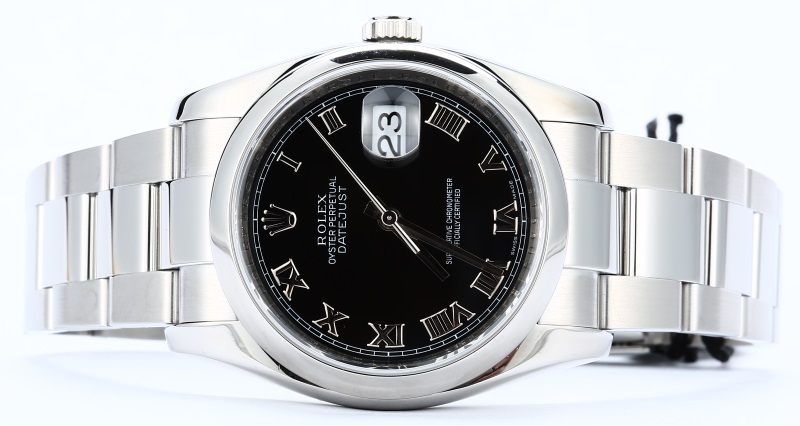 Rolex Datejust 116200 Black Roman