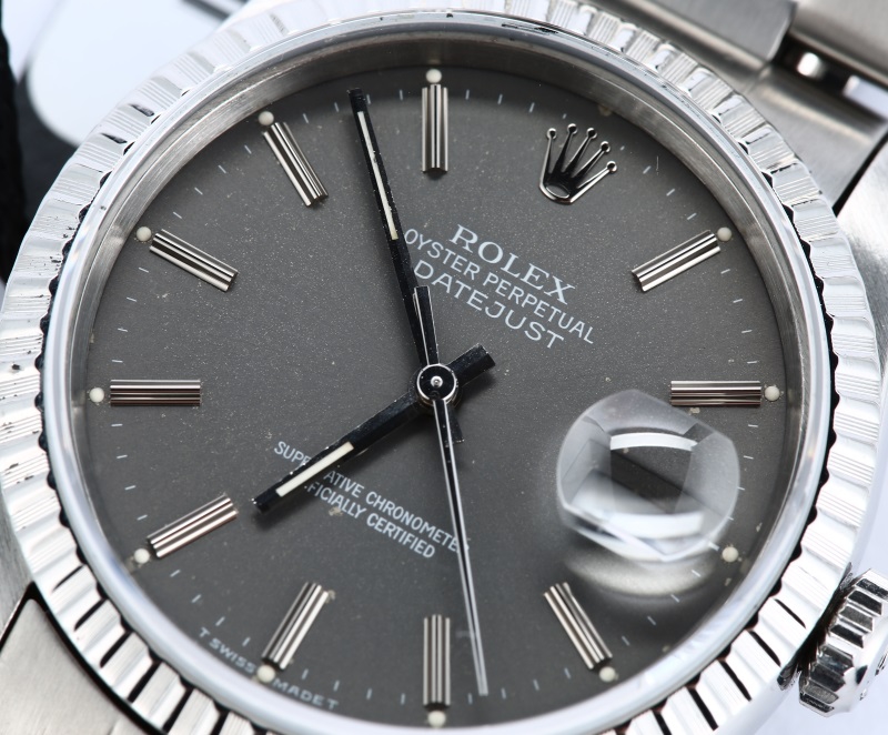 Rolex Datejust 16220 Slate Dial