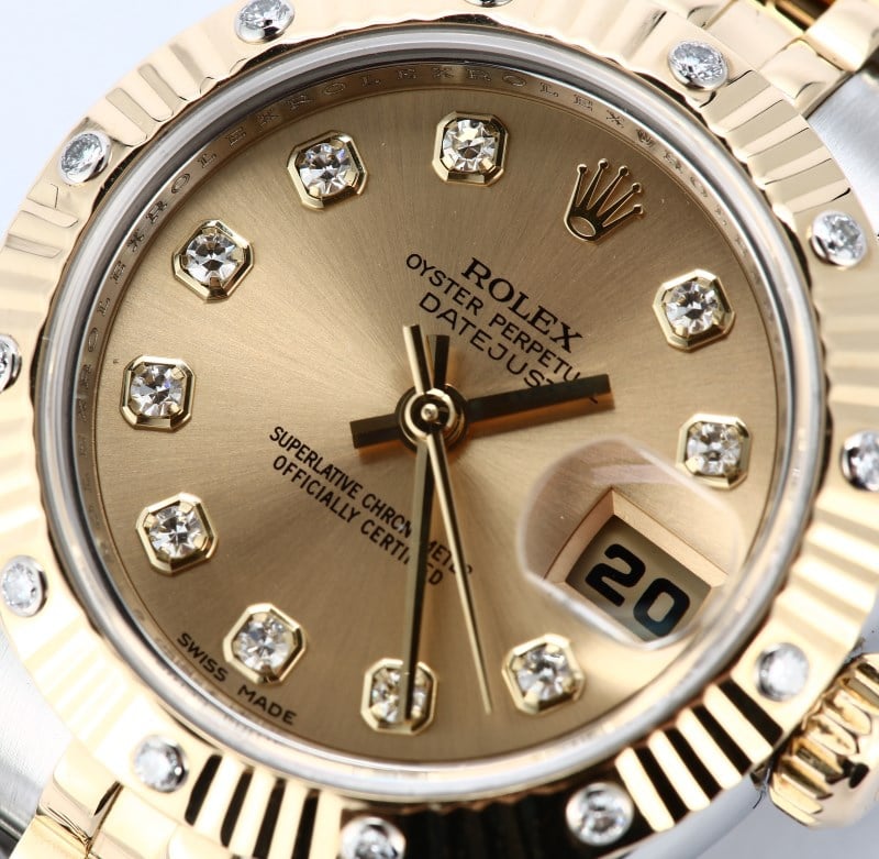 Rolex Lady-Datejust 179313 Diamond Champagne