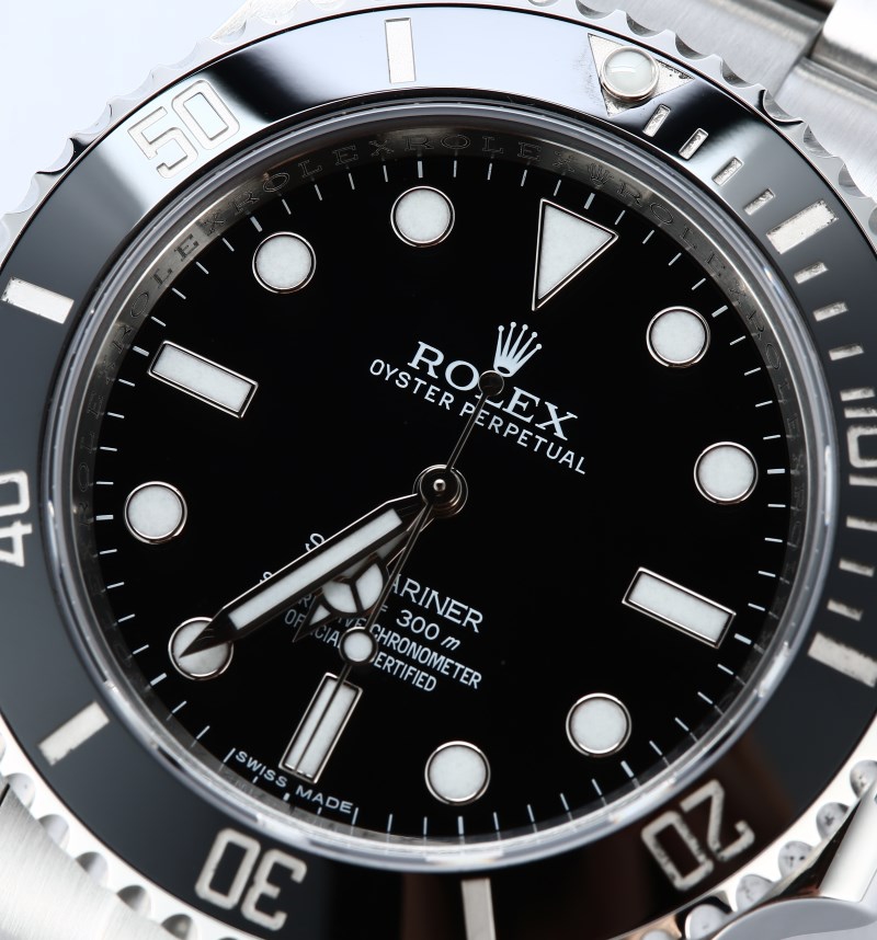 Rolex Submariner 114060 Ceramic Bezel 100% Authentic