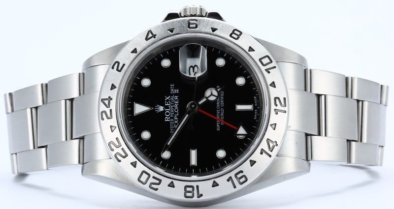 Rolex Explorer II 16570T Black Dial