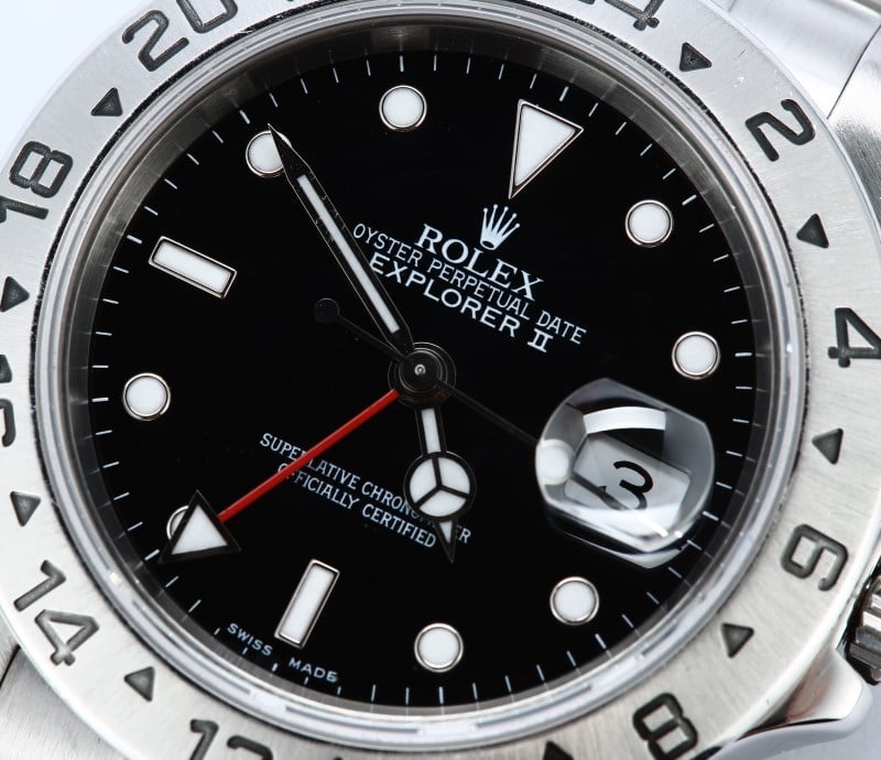 Rolex Explorer II 16570T Black Dial