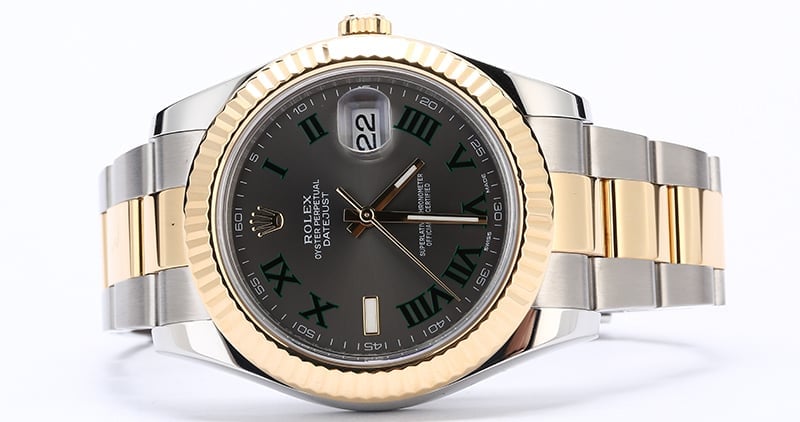 PreOwned Rolex Datejust 116333 Slate Roman Dial