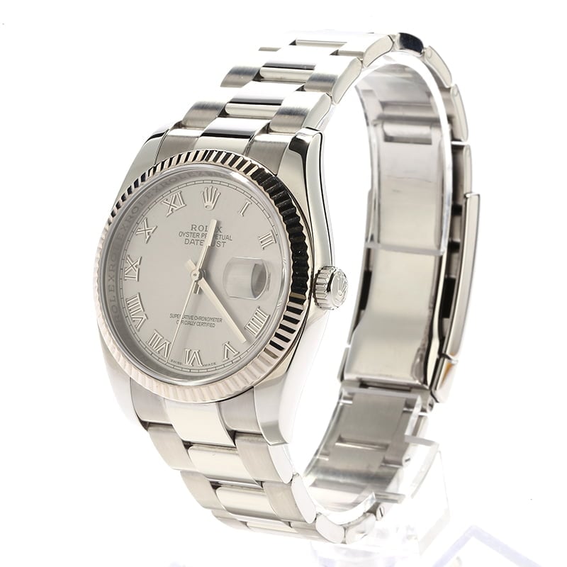 PreOwned Rolex Datejust 116234 Rhodium Roman Dial