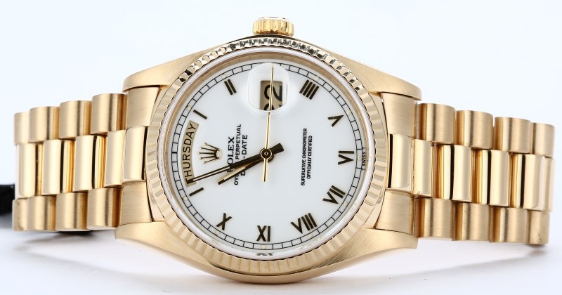 Rolex President Day-Date 18038 Roman Numerals