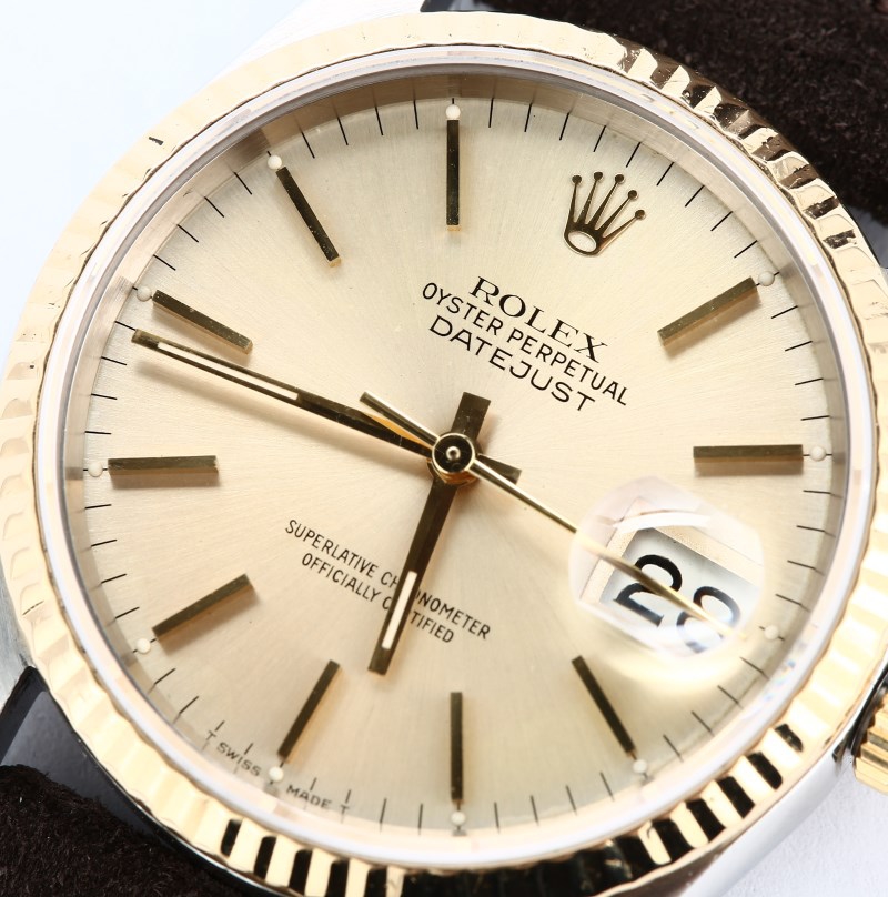 Rolex Datejust 16233 Leather Strap