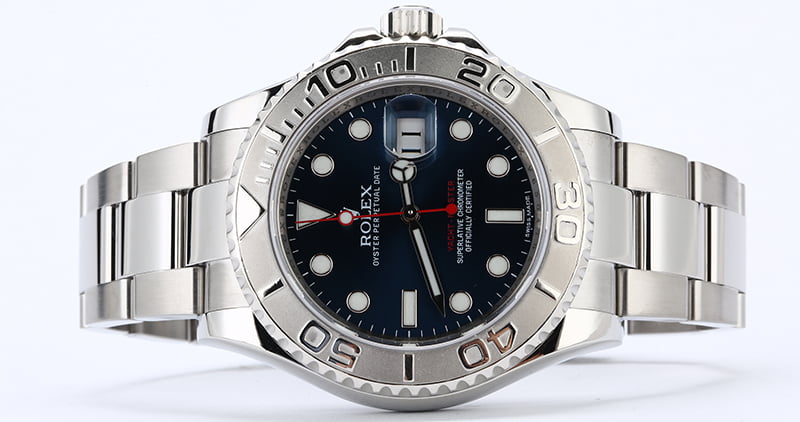 Rolex Yacht-Master 116622 with Platinum Bezel