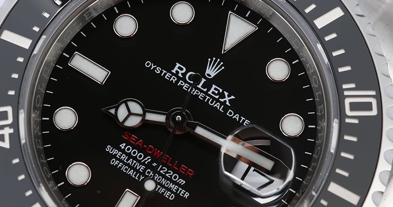 Rolex Red Sea-Dweller Lettering 126600