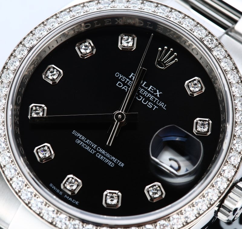 Rolex Datejust 116244 Black Diamond Dial