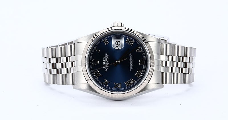 Rolex Datejust 16234 Blue Roman Dial