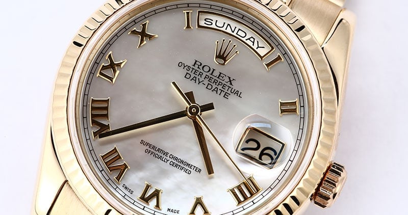Rolex President 118238 Mother Of Pearl