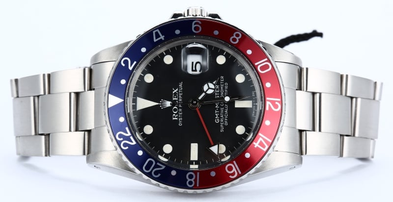 Vintage Rolex GMT-Master II Pepsi Bezel 16750