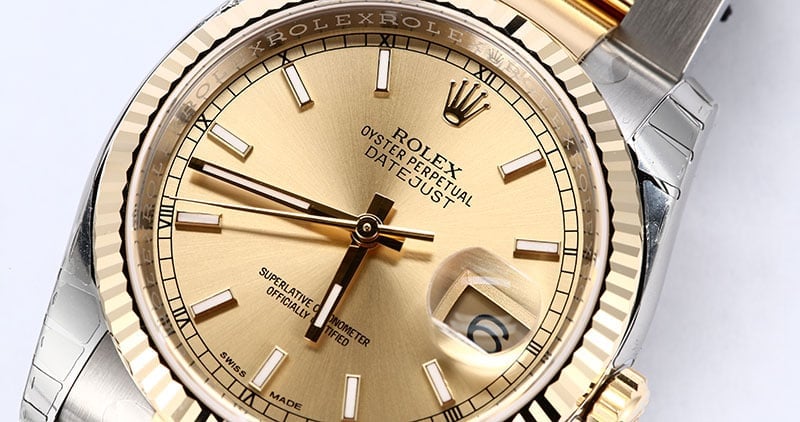 Rolex Datejust 116233 Two Tone Oyster Band