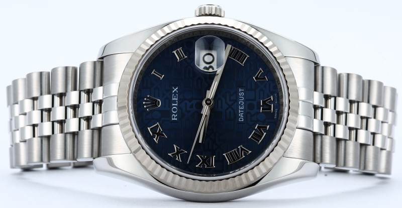 Rolex Datejust 116234 Blue Roman Jubilee