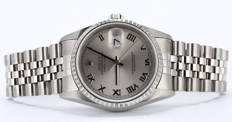 Men's Rolex Datejust 16220 Steel Jubilee Band