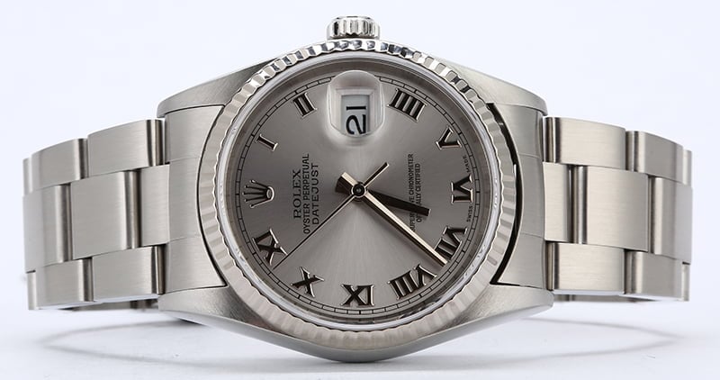 Rolex Datejust 16234 Rhodium Dial