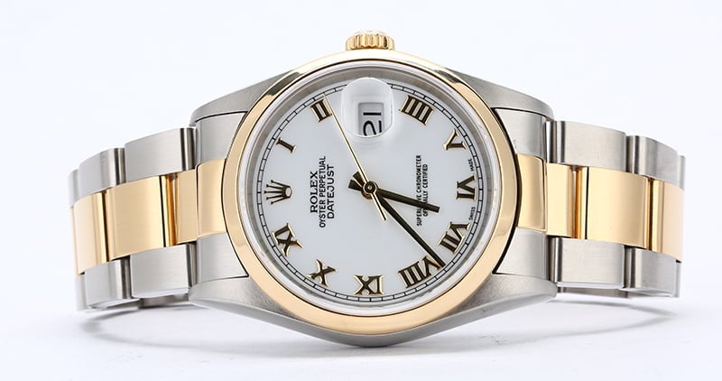 Rolex Datejust 16203 White Dial