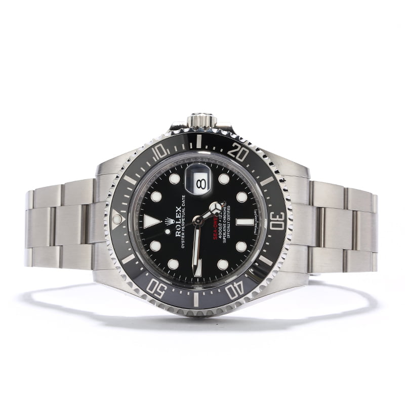 PreOwned Rolex Sea-Dweller 126600 Red Lettering