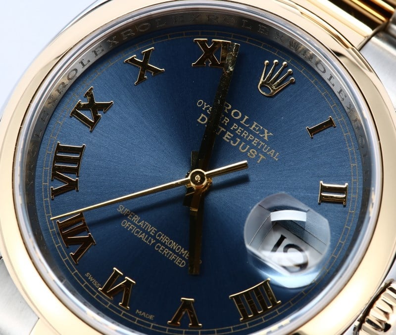 Rolex Datejust 116203 Blue Roman