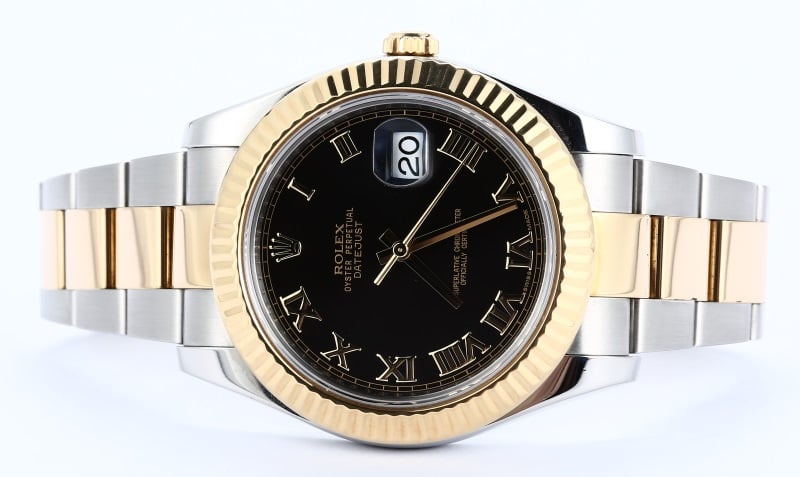 Rolex Datejust 41MM 116333 Black Roman Dial