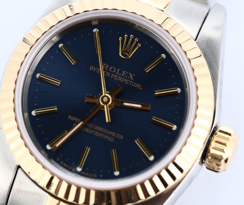 Rolex Lady Oyster Perpetual 67193 Blue