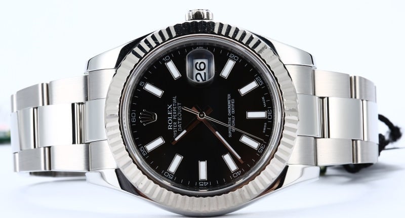 Rolex Datejust 116334 Black Luminous Dial