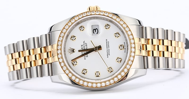 Rolex Datejust 116243 White Diamond Dial