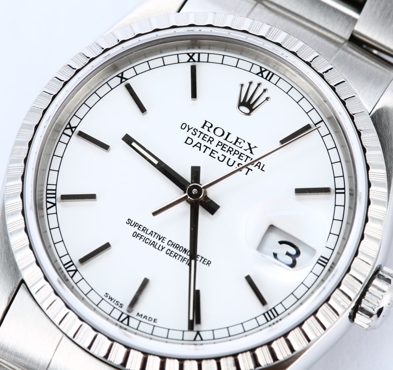 Rolex Men's Datejust 16220 Stainless