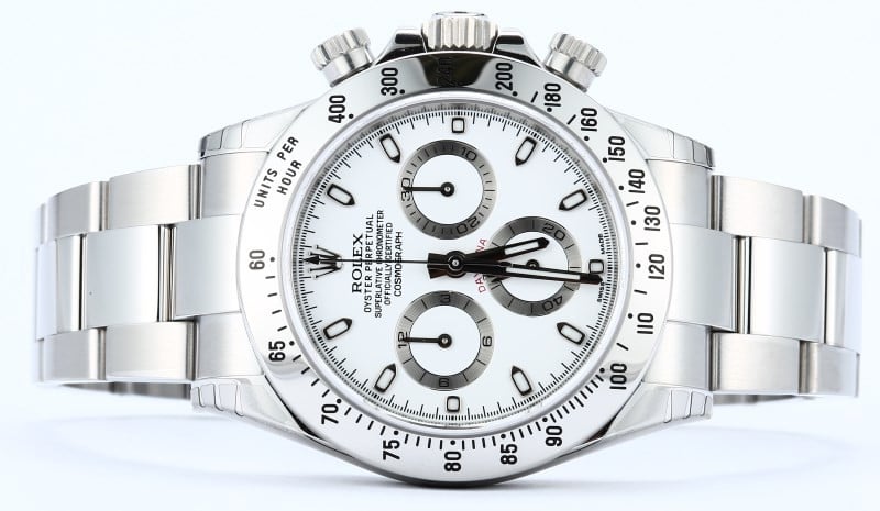 Daytona Rolex 116520 White Dial