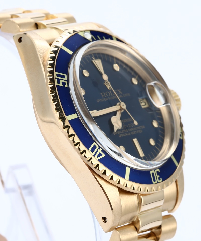 Rolex Vintage Submariner 1680 Yellow Gold