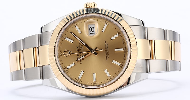 Rolex Datejust 126333 Champagne Dial Two Tone Oyster