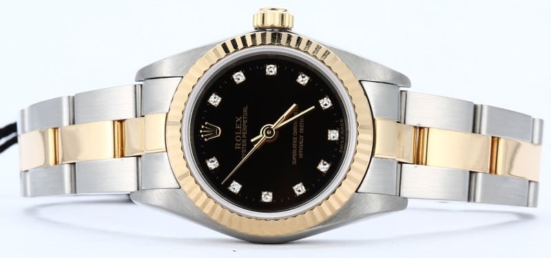 Lady Rolex Oyster Perpetual 76193 Diamond Dial