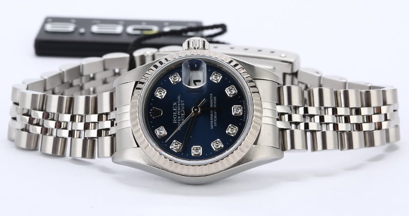 Rolex Datejust 79174 Blue Diamond Dial