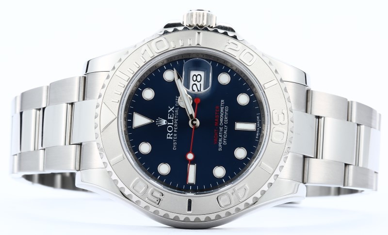 Rolex Platinum Yacht-Master 116622 Blue Dial