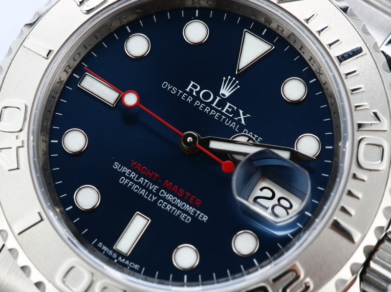 Rolex Platinum Yacht-Master 116622 Blue Dial