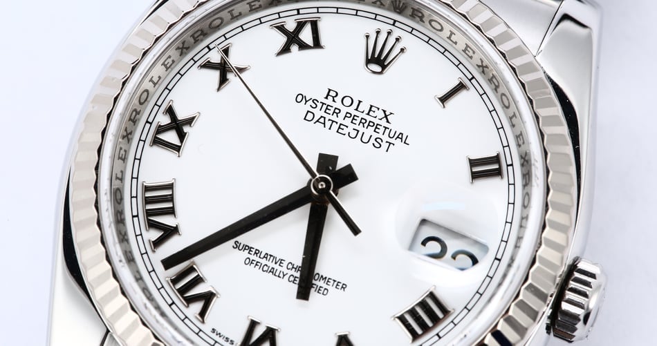 Rolex Datejust 116234 White Dial Steel Oyster