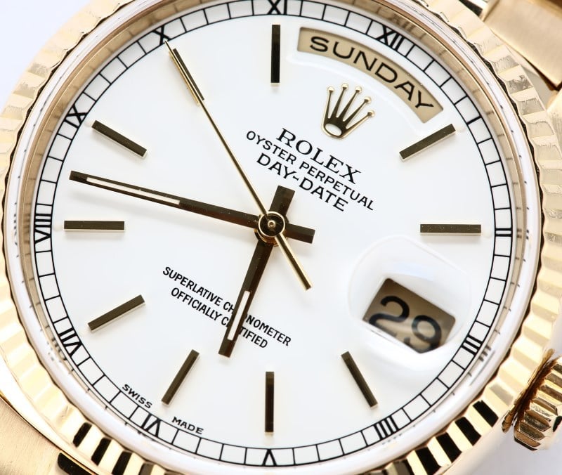 Rolex President Day-Date 18238 Certified Pre-Owned