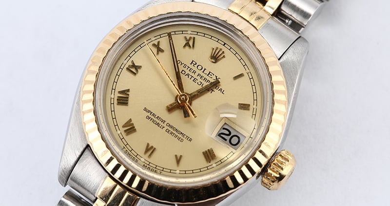 Rolex Datejust 6916 Champagne Roman Dial